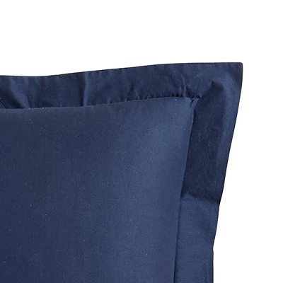 C&F Home 26" X 26" Solid Blue Euro Sized Pillow Sham 3 C&F Home 26" X 26" Solid Blue Euro Sized Pillow Sham