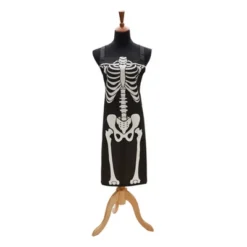C&F Home Skeleton Bones Halloween Cotton Kitchen Apron Baking Cooking