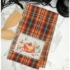 C&F Home Randall Plaid Pumpkin Patch Applique Fall Woven Kitchen Towel -C&F Home GUEST 032fabae c248 4aa7 b193 58f59fd69823