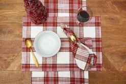 C&F Home Gracelyn Plaid Napkins Set Of 6 -C&F Home GUEST 03410206 114f 42dc a9d6 d35368e924d8