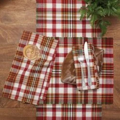 C&F Home Abingdon Plaid Table Thanksgiving Table Runner 13" X 72"