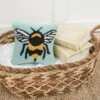 C&F Home 8" X 8" Bumble Bee Hooked Petite Throw Pillow -C&F Home GUEST 08fa3f67 5d64 49dd a1e4 6b1da756d8fa