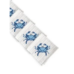 C&F Home Blue Crab Stripe Cotton Cloth Napkins Set Of 6 - Coastal Beach Dining Decor -C&F Home GUEST 09406afe a5a1 47ff 8081 b002cd0a5f15