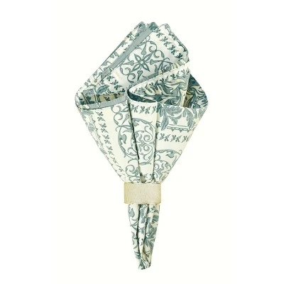 C&F Home Windsor Blue Reversible Cotton Napkin Set Of 4 3 C&F Home Windsor Blue Reversible Cotton Napkin Set Of 4