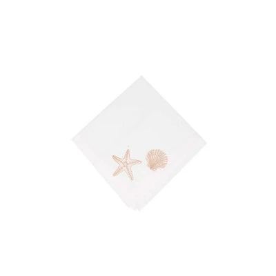 C&F Home Sandy Coast Cotton Napkin - Nautical Coral & Starfish Design 7 C&F Home Sandy Coast Cotton Napkin - Nautical Coral & Starfish Design - Image 5