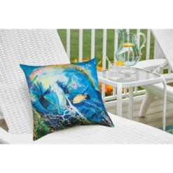 C&F Home 18" X 18" Manatee Barrier Reef Coastal Indoor/Outdoor Throw Pillow 11 C&F Home 18" X 18" Manatee Barrier Reef Coastal Indoor/Outdoor Throw Pillow -C&F Home GUEST 0b1ff918 5699 4b44 bea1 c49a5d498352