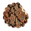 C&F Home Dorothy Autumnal Brown Quilted Scalloped Paisley Floral Accents Placemats Set Of 6, 17" -C&F Home GUEST 0b68675e fdb0 45b2 8038 b960037d7930