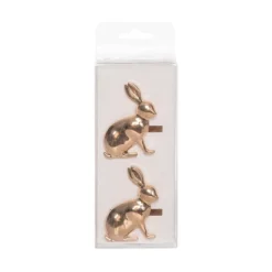 C&F Home Rose Gold Rabbit Napkin Rings Set Of 4 -C&F Home GUEST 0dd593d5 7c80 4859 942a 74d761d5b3f4