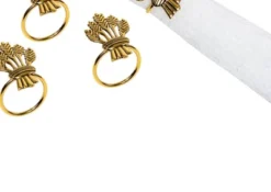 C&F Home Bronze Wheat Bundle Napkin Rings Set Of 4 -C&F Home GUEST 0e123512 56e6 426a b451 2e1f30948ad2