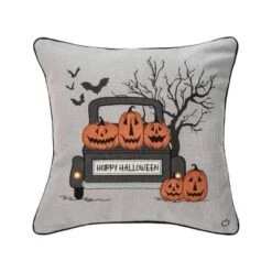 C&F Home 18" X 18" Spooky Time Embellished Throw Halloween Pillow With Light-Up LED -C&F Home GUEST 0f4c7a6c fc7b 44aa 9aec 1fc4270a241d