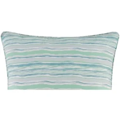 C&F Home 26" X 26" St. Augustine Blue Green Beach Coastal Euro Sham