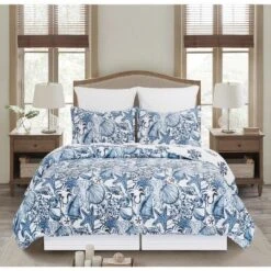 C&F Home Blue Coast Shells Standard Sham -C&F Home GUEST 102277cd 4e2a 4d83 8a30 f1fa20393761