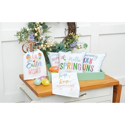 C&F Home 10" X 10" Bunny Buns Embroidered Throw Pillow 3 C&F Home 10" X 10" Bunny Buns Embroidered Throw Pillow