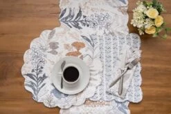 C&F Home Lina Watercolor Theme Floral Flowers & Leaves Decorative Cotton Kitchen Table Runner 14" X 51" -C&F Home GUEST 153f64eb 07e7 4db0 ba15 0b3f03b76f68