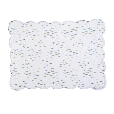 C&F Home Belmont Reef Reversible Machine Washable Scallop Quilt Placemats Set Of 6 5 C&F Home Belmont Reef Reversible Machine Washable Scallop Quilt Placemats Set Of 6 - Image 3