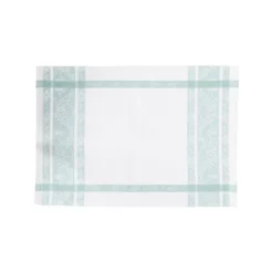 C&F Home Rose Trellis Jacquard Sea Glass Cotton Woven Placemats Set Of 6, 13" X 19" -C&F Home GUEST 1650c526 b383 4dfb a67f 7e2e830a2bd5