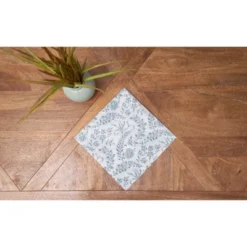 C&F Home Braganza Teal Floral Cotton Napkins, Set Of 6 11 C&F Home Braganza Teal Floral Cotton Napkins, Set Of 6 -C&F Home GUEST 16ed5010 7025 40fa 9928 0cec25c30f4d 1