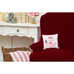 C&F Home 10" X 10" You Warm My Heart Embroidered Valentine's Day Throw Pillow -C&F Home GUEST 1847bc4c 48ed 491e 8581 173f7b1197a7