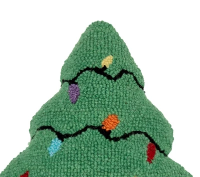 C&F Home Christmas Tree Shaped Hooked Pillow 3 C&F Home Christmas Tree Shaped Hooked Pillow