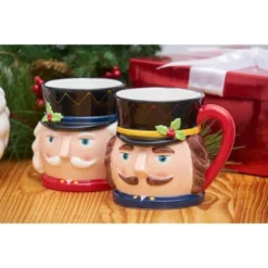 C&F Home 30 Oz. Christmas Nutcracker Dolomite Mugs -C&F Home GUEST 1899f6ba a99e 40ab a616 e8a083d8008a