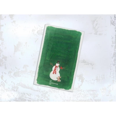 C&F Home Snowman Alphabet Printed Kitchen Towel 4 C&F Home Snowman Alphabet Printed Kitchen Towel - Image 2