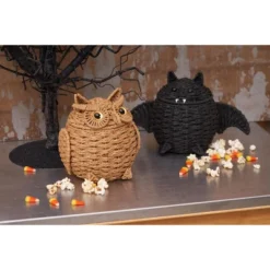 C&F Home Bat Handwoven Halloween Premium Trick Or Treat Candy Basket Container -C&F Home GUEST 1cba39d6 8838 432c 8772 31ad7569944e