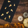 C&F Home Candy Corn Halloween Waffle Weave Embroidered Cotton Kitchen Towel