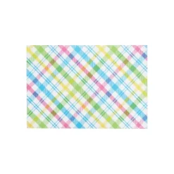 C&F Home Spring Blossom Easter Plaid Printed Placemats Set Of 6 Springtime, 13" X 19" -C&F Home GUEST 1dc3a66c af27 41c8 b854 f7801b69c84e