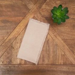 C&F Home Frayed Sand Napkin Set Of 6 -C&F Home GUEST 1e9f94b0 65c4 493b 865e 3a00807cf948