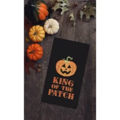 C&F Home "King Of The Patch" Halloween Jack O' Lantern 100% Cotton Flour Sack Dishtowel