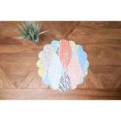 C&F Home Surfside Sound Scalloped Round Placemats Set Of 6 Nautical Design Beach, 17" 13 C&F Home Surfside Sound Scalloped Round Placemats Set Of 6 Nautical Design Beach, 17" -C&F Home GUEST 22f83a9a faca 46bd bbe7 5cca170f0447
