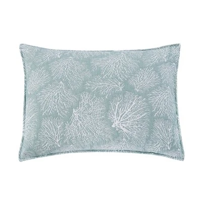 C&F Home Seafoam Coral Jaquard Coverlet Set 4 C&F Home Seafoam Coral Jaquard Coverlet Set - Image 2