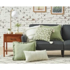 C&F Home 18" X 18" Lily Sage Geometric Throw Pillow 10 C&F Home 18" X 18" Lily Sage Geometric Throw Pillow -C&F Home GUEST 266ade87 ed17 43ff 97a9 27984dd83996