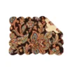 C&F Home Dorothy Autumnal Brown Quilted Scalloped Paisley Floral Placemats Set Of 6, 13" X 19" -C&F Home GUEST 272016ab 733a 41b3 b735 39e1c7ffcf14