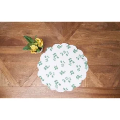 C&F Home Marcy Blooms Round Placemats Set Of 6 Floral Design All Seasons Dining, 17" -C&F Home GUEST 298b91b9 ac00 4c7a 9681 137650c6b624