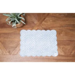 C&F Home Shoreline Waters Scalloped Placemats Set Of 6 Nautical Design, 13" X 19" -C&F Home GUEST 29945bfa c1d4 43a6 8ca2 f0781e44a302