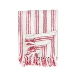 C&F Home 50" X 60" Ticking Stripe Throw Collection -C&F Home GUEST 2d2e6ab5 ae72 407e b6b6 ec82fc57b4ec
