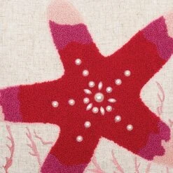 C&F Home 16" X 16" Sea Star Needlepoint Throw Pillow