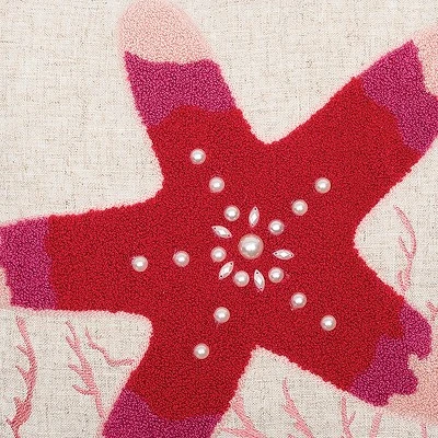 C&F Home 16" X 16" Sea Star Needlepoint Throw Pillow 3 C&F Home 16" X 16" Sea Star Needlepoint Throw Pillow