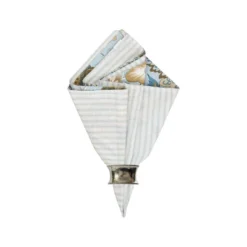 C&F Home Bethany Blue Cotton Reversible Napkin Set Of 6 -C&F Home GUEST 2dcb5478 9613 476d 92bc 74de41d0030a