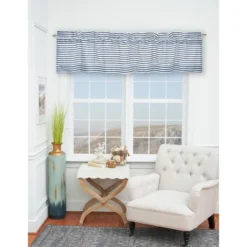 C&F Home Ticking Stripe Valance