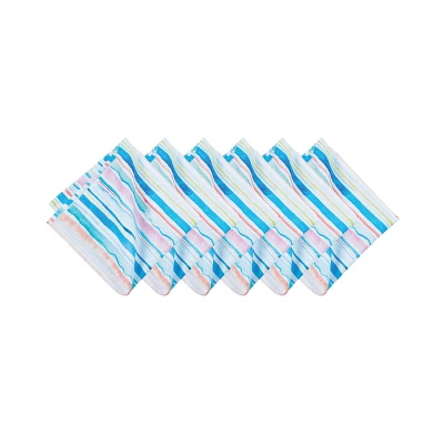 C&F Home Mermaid Garden Stripe Napkin Set Of 6 3 C&F Home Mermaid Garden Stripe Napkin Set Of 6