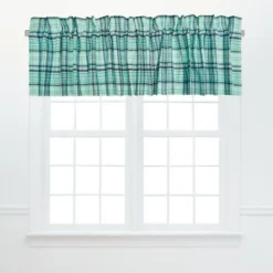 C&F Home Mckinley Plaid Blue Valance Collection -C&F Home GUEST 2f228a07 6108 4110 97fd d1fdd53dead4