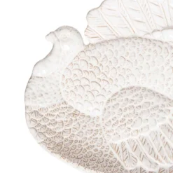 C&F Home White Turkey Platter