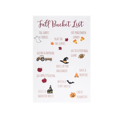 C&F Home Fall Bucket List Towel 3 C&F Home Fall Bucket List Towel