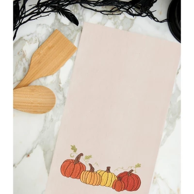 C&F Home Pumpkin Patch Flour Sack Embroidered Cotton Kitchen Towel 4 C&F Home Pumpkin Patch Flour Sack Embroidered Cotton Kitchen Towel - Image 2
