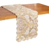 C&F Home Shay Damask Table Runner 14" X 51"
