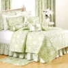 C&F Home 26" X 26" Shelby Green Cotton Euro Sham - Machine Washable