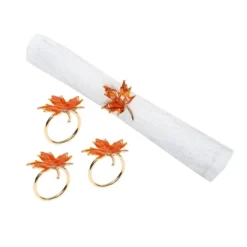 C&F Home Maple Leaf Napkin Rings Set Of 4 -C&F Home GUEST 32ae7ec2 f76b 4846 a983 b9276c69aad8