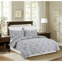 C&F Home Trellis White Euro Sham Set -C&F Home GUEST 330ce607 b2e6 4d2d 8f37 f34194b29cd2